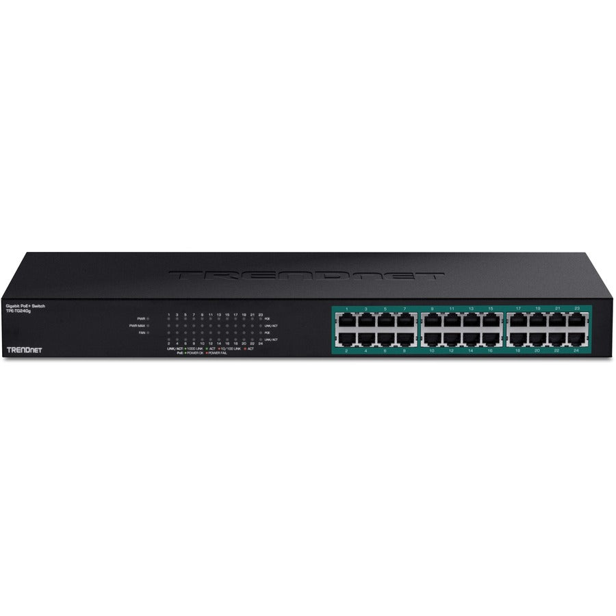 TRENDnet TPE-TG240g 24 Port Gigabit PoE+ Switch - Ethernet Switch