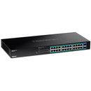 TRENDnet TPE-TG262 26-Port Gigabit PoE+ Switch, 24 x 30W PoE+ Ports, 2 Gigabit