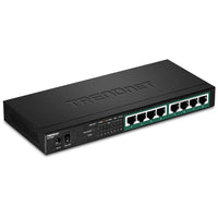 TRENDnet TPE-TG84 8-Port Gigabit PoE+ Switch, 120W PoE Power Budget, 16Gbps