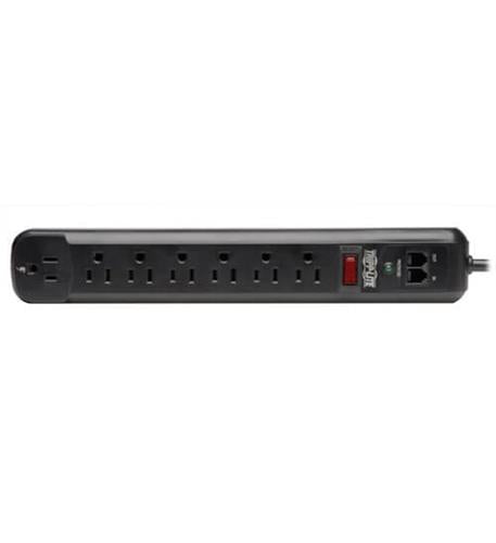 Tripplite TPL-TLP76RBTEL 7 OUTLET SURGE STRIP WITH RIGHT ANGLE