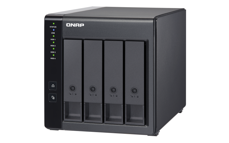 QNAP TR-004-US - Hard drive array - 0 TB - 4 bays (SATA-300) -USB 3.0 (external)