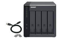 QNAP TR-004-US - Hard drive array - 0 TB - 4 bays (SATA-300) -USB 3.0 (external)