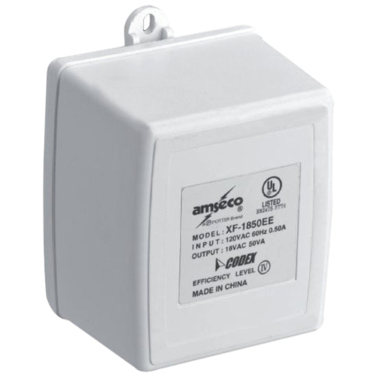 Radionix TR1850 Transformer plug-in, 18V 50VA