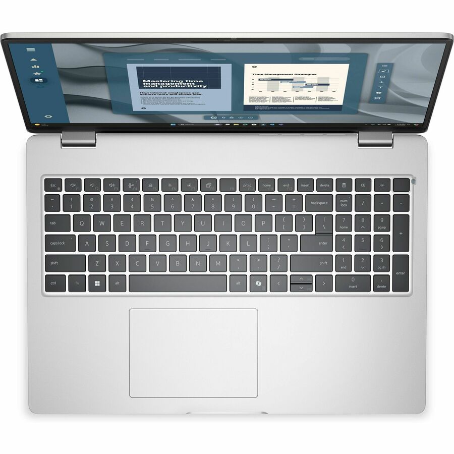 Dell TRW0D Pro 16 PC16255 Notebook - AMD Ryzen AI 7 - Platinum Silver