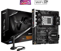 ASRocK TRX50 WS Motherboard - AMD TRX50 Socket sTR5 Max1TB DDR5 PCIe EATX Retail