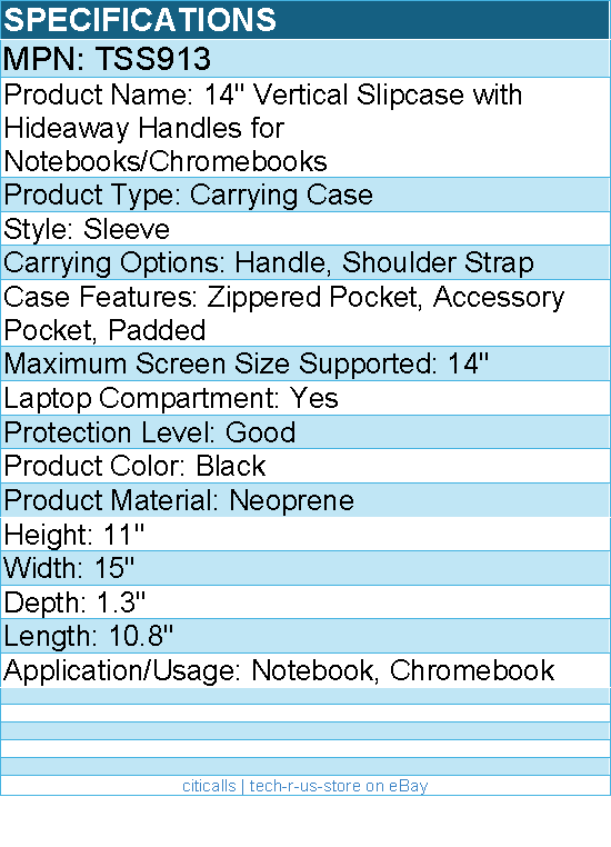 Targus TSS913 Carrying Case (Sleeve) for 14" Microsoft Surface Book Notebook