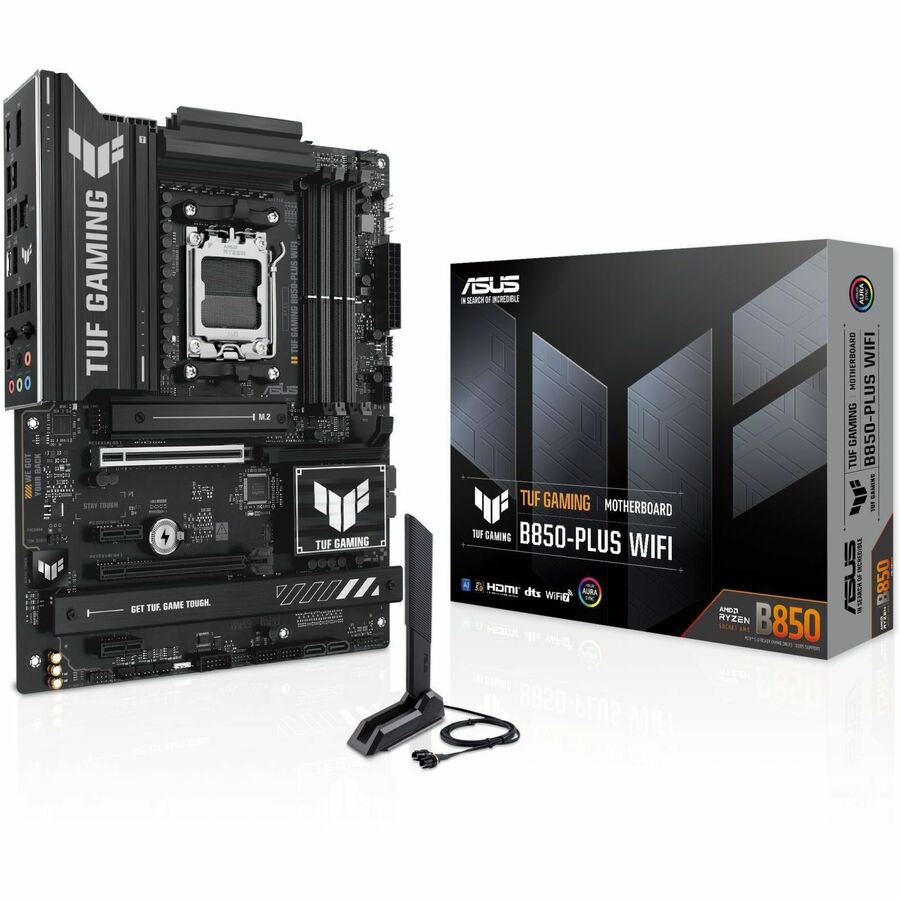 ASUS TUF GAMING B850-PLUS WIFI Motherboard - B850 AM5 max.192GB DDR5 ATX Retail