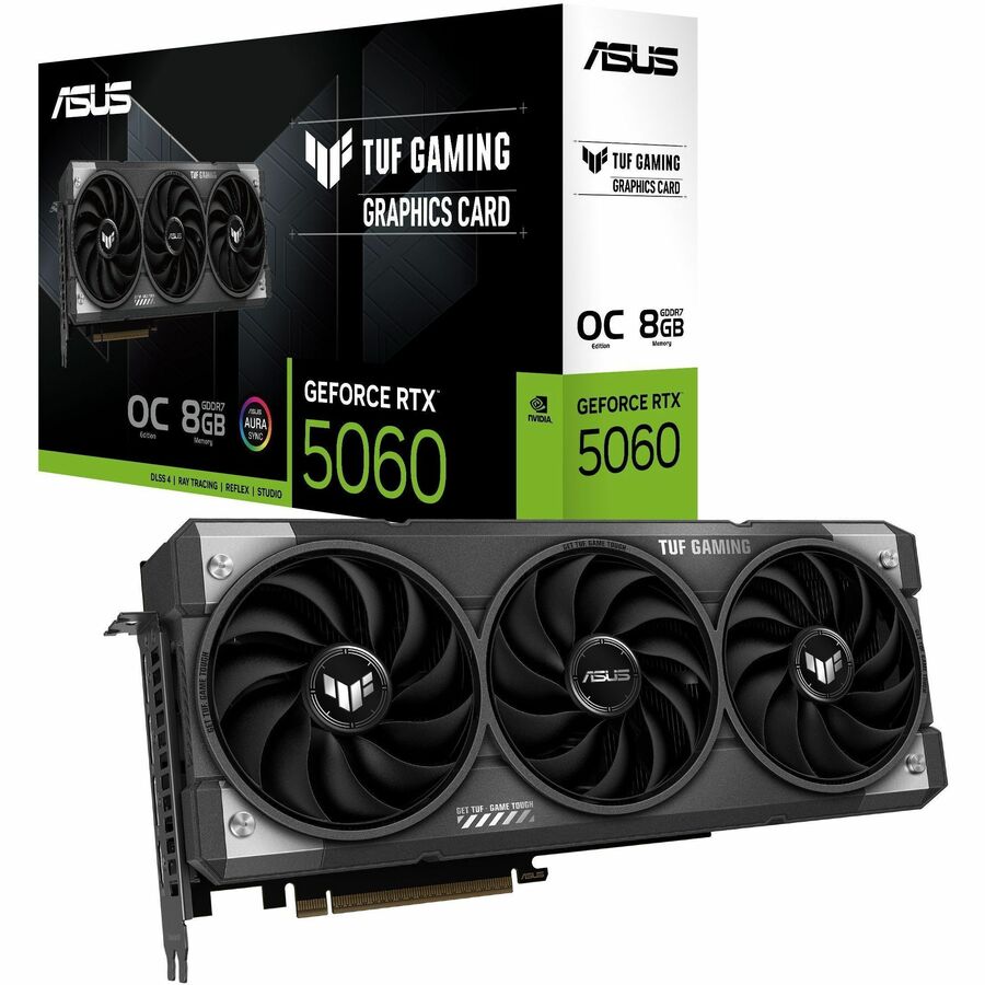 ASUS TUF-RTX5060-O8G-GAMING TUF NVIDIA GeForce 5060 Graphic Card - 8 GB GDDR7