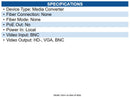 Speco Technologies TVIHD TVI to HD- Converter 1920 X 1080 - 60 Fps - Full Hd