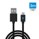 DOBE TY-0803 10ft Braided USB C Stronger 1A Charging Cable Compatible with ps5 C