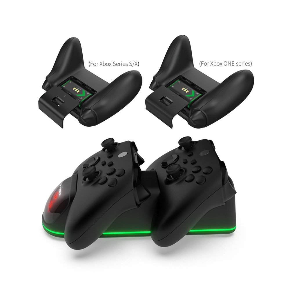 DOBE TYX-1623X Dual Charging Dock w/ Screen Compatible with Xbox one, Xbox Elite