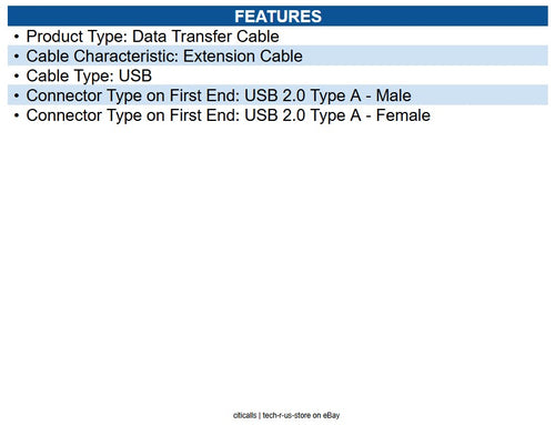 Eaton U026-016 USB 2.0 Active Extension Repeater Cable (A M/F), 16 ft. (4.88 m)