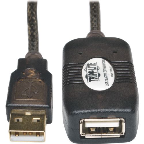 Eaton U026-016 USB 2.0 Active Extension Repeater Cable (A M/F), 16 ft. (4.88 m)
