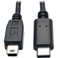 Eaton U040-006-MINI USB 5-Pin Mini-B to USB-C Cable USB 2.0 (M/M), 6 ft. (1.83m)