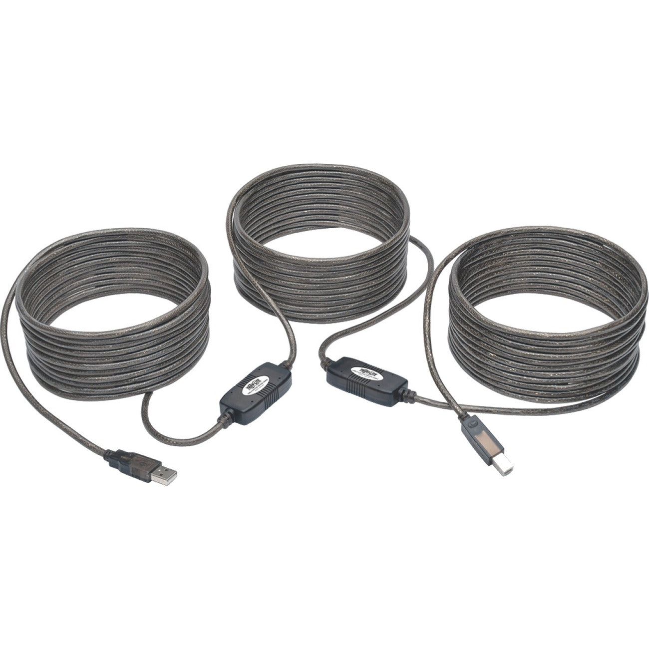 Eaton U042-050 USB 2.0 A to B Active Repeater Cable (M/M), 50 ft. (15.24 m)