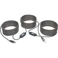 Eaton U042-050 USB 2.0 A to B Active Repeater Cable (M/M), 50 ft. (15.24 m)
