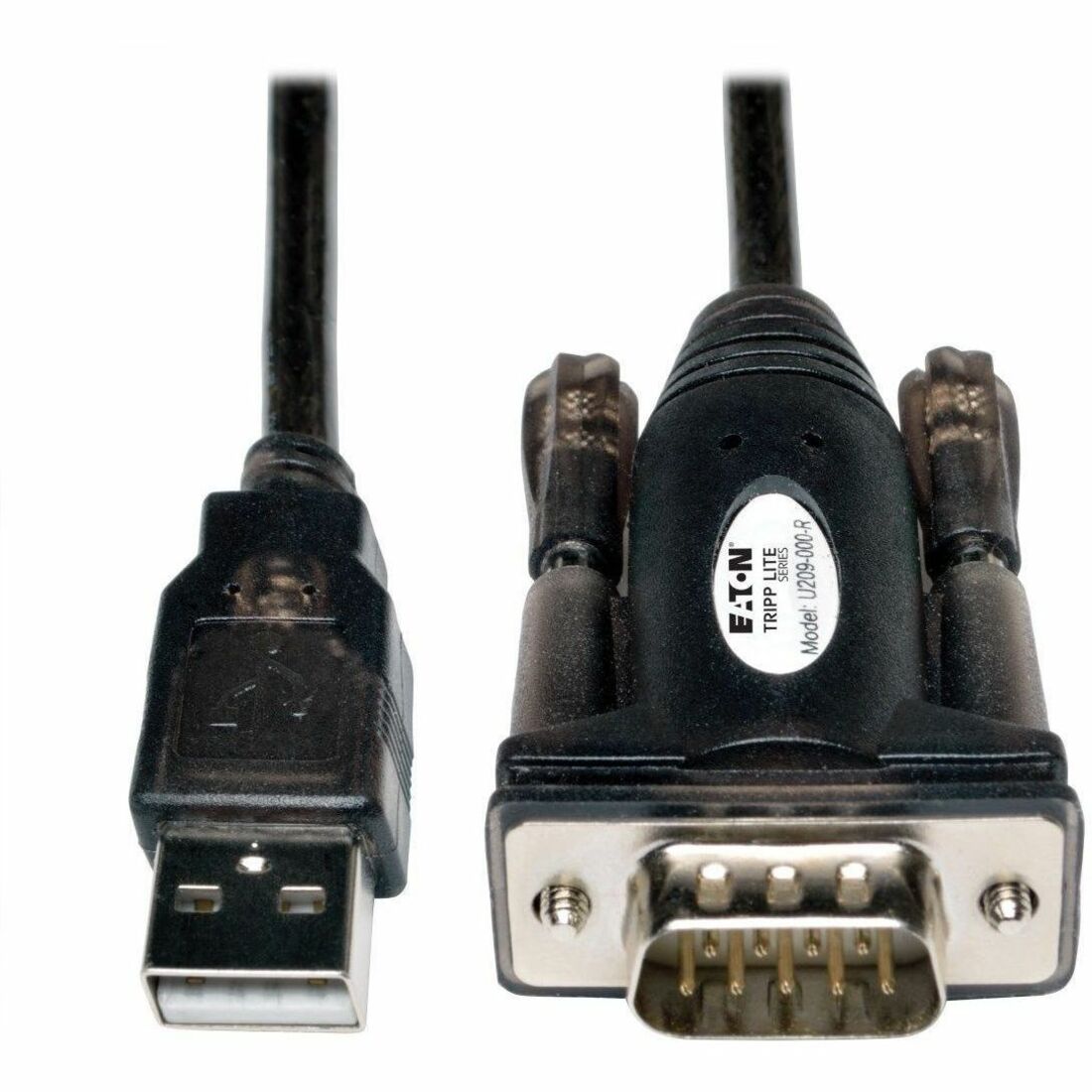 Eaton U209-000-R USB-A to RS-232 (DB9) Serial Adapter Cable (M/M), 5 ft. (1.5 m)
