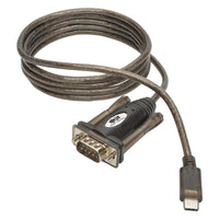 Eaton U209-005-C USB-C to RS232 (DB9) Serial Adapter Cable (M/M), 5 ft. (1.52 m)
