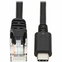 Eaton U209-006-RJ45XC USB-C to RJ45 Serial Rollover Cable (M/M) Shielding, Black