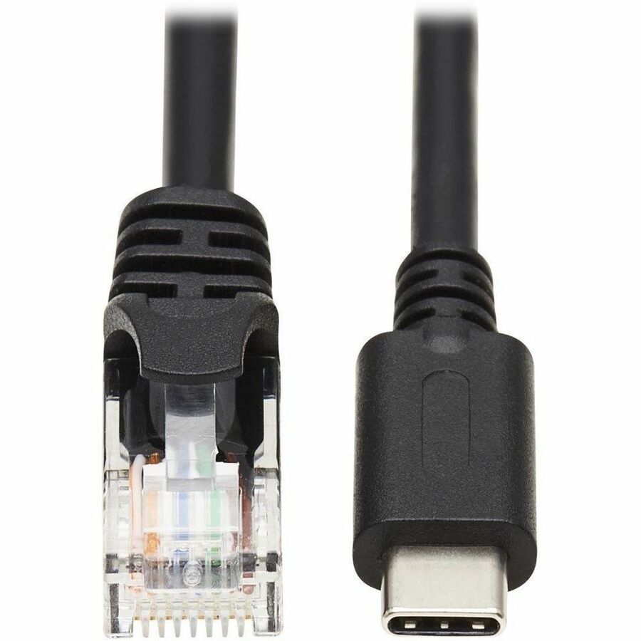 Eaton U209-006-RJ45XC USB-C to RJ45 Serial Rollover Cable (M/M) Shielding, Black