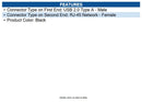 Eaton U236-000-R USB 2.0 Ethernet NIC Adapter - 10/100 Mbps, RJ45, Black