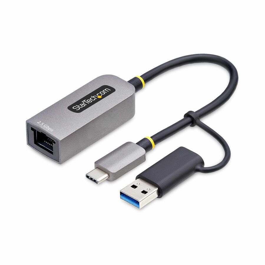 StarTech U2GA-USB-C-ETHERNET 2.5GbE USB-C to Ethernet Adapter w/ USB-A Converter