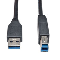 Eaton U322-015-BK USB 3.2 Gen 1 SuperSpeed Device Cable (A to B M/M) Black, 15'