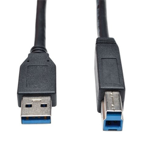 Eaton U322-015-BK USB 3.2 Gen 1 SuperSpeed Device Cable (A to B M/M) Black, 15'