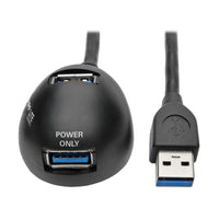 Eaton U324-006-DSK2 2-Port USB 3.0 SuperSpeed Desktop Extension Cable A (M/2xF),