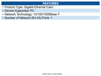Eaton U336-000-R USB 3.0 to Gigabit Ethernet NIC Network Adapter