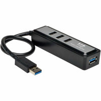 Eaton U360-004-MINI Portable 4-Port USB3.0 Superspeed Mini Hub w/ Built In Cable