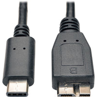 Eaton U426-003-G2 3 ft USB 3.1 Gen 2 (10 Gbps) Cable USB Type-C to USB 3.0
