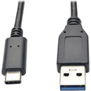 Eaton U428-003 3ft USB-C to USB-A Cable (M/M) USB 3.2 Gen 1 (5 Gbps) Thunderbolt