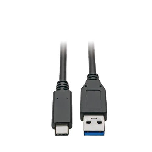 Eaton U428-C03-G2 USB-C to USB-A Cable (M/M), USB 3.2 Gen 2 (10 Gbps), USB-IF