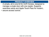 Ubiquiti Networks UA-G3-SK manage a single door with one reader G3 Starter Kit