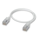 Ubiquiti UACC-CABLE-PATCH-EL-C6A-0.3M-W Ultra-thin braided patch cable 0.3M