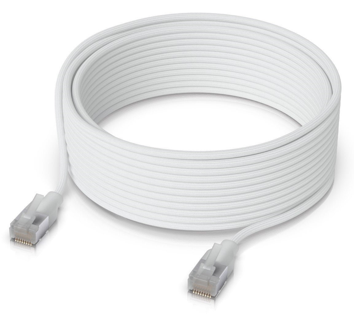 Ubiquiti UACC-CABLE-PATCH-EL-C6A-12M-W UniFi Premium Patch Cable 39.4 ft (12 m)