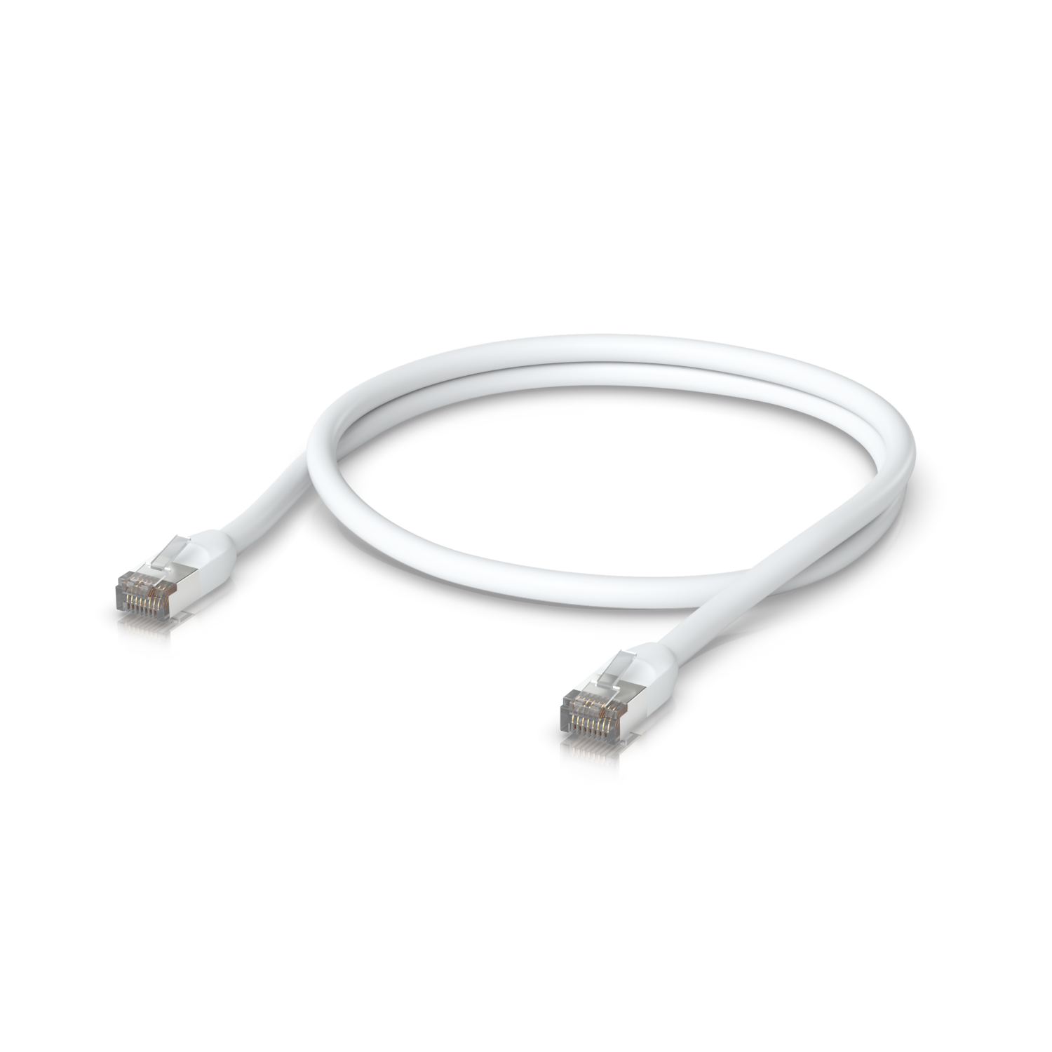 Ubiquiti UACC-CABLE-PATCH-OUTDOOR-C6A-1M-W shielded outdoor patch cable, 1M