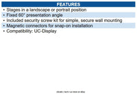 Ubiquiti Networks UACC-DISPLAY-SM Surface Mount for UniFi Connect Display