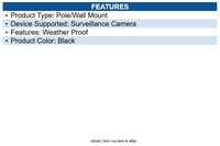 Ubiquiti Networks UACC-FLEX-CAM-PWM-BLACK Flex Pro Pole/Wall Mount