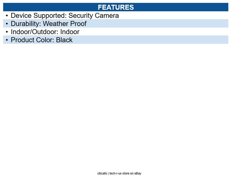Ubiquiti UACC-G5-DOME-ULTRA-FM-SB-B Flush Mount Kit for Security Camera - Black