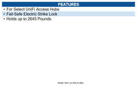 Ubiquiti UACC-LOCK-STRIKE-SAFE-15MM UniFi Access Fail-Safe Strike Lock (15mm)