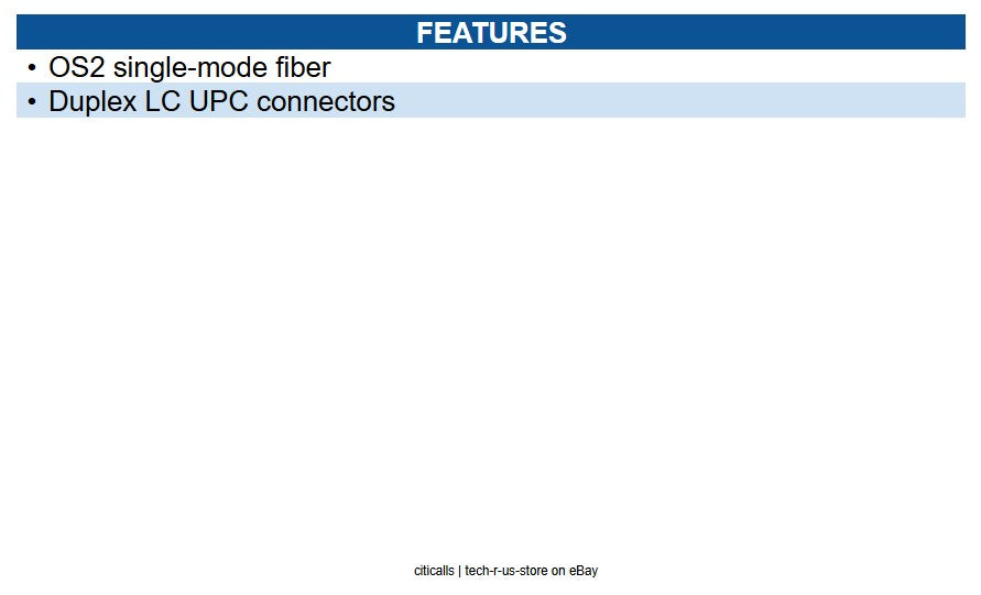 Ubiquiti UACC-OFC-S2-LULU-30M Lightweight Fiber Patch Cable for Up to 100G