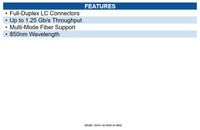 Ubiquiti UACC-OM-MM-1G-D 1 Gb/s LC Multi-Mode SFP Optical Module