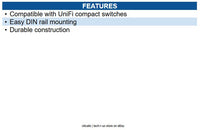 Ubiquiti Networks UACC-SWITCH-DIN DIN railmount for UniFi compact switches