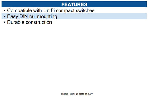 Ubiquiti Networks UACC-SWITCH-DIN DIN railmount for UniFi compact switches