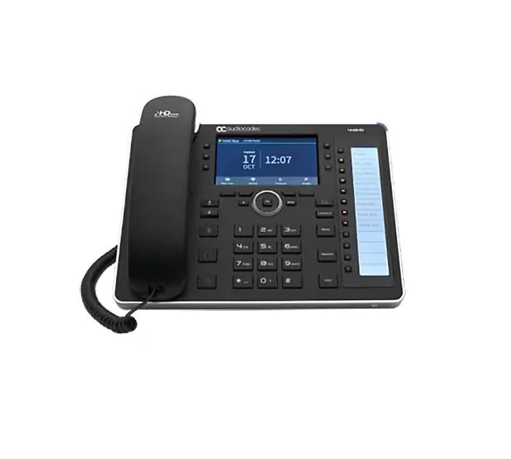 AudioCodes UC445HDEPSG-DBW SFB 445HD IP-Phone PoE GbE Black