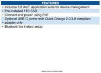 Ubiquiti Networks UCK-G2-SSD CloudKey+ Console, 1TB SSD