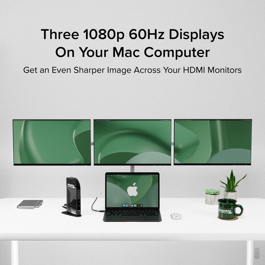 Plugable UD-3900C4 14-in-1 USB C Docking Station with 100W Charging