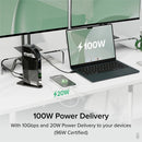 Plugable UD-3900C4 14-in-1 USB C Docking Station with 100W Charging